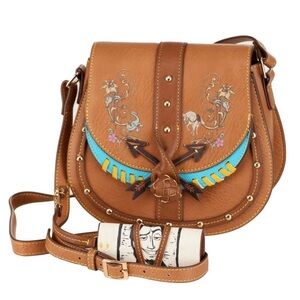 NWT Danielle Nicole Disney Rapunzel Flynn Ryder crossbody bag